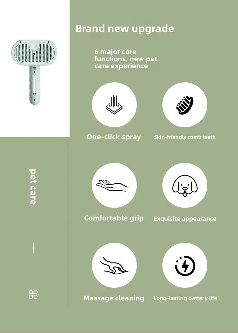 Steam Spray Grooming Brush