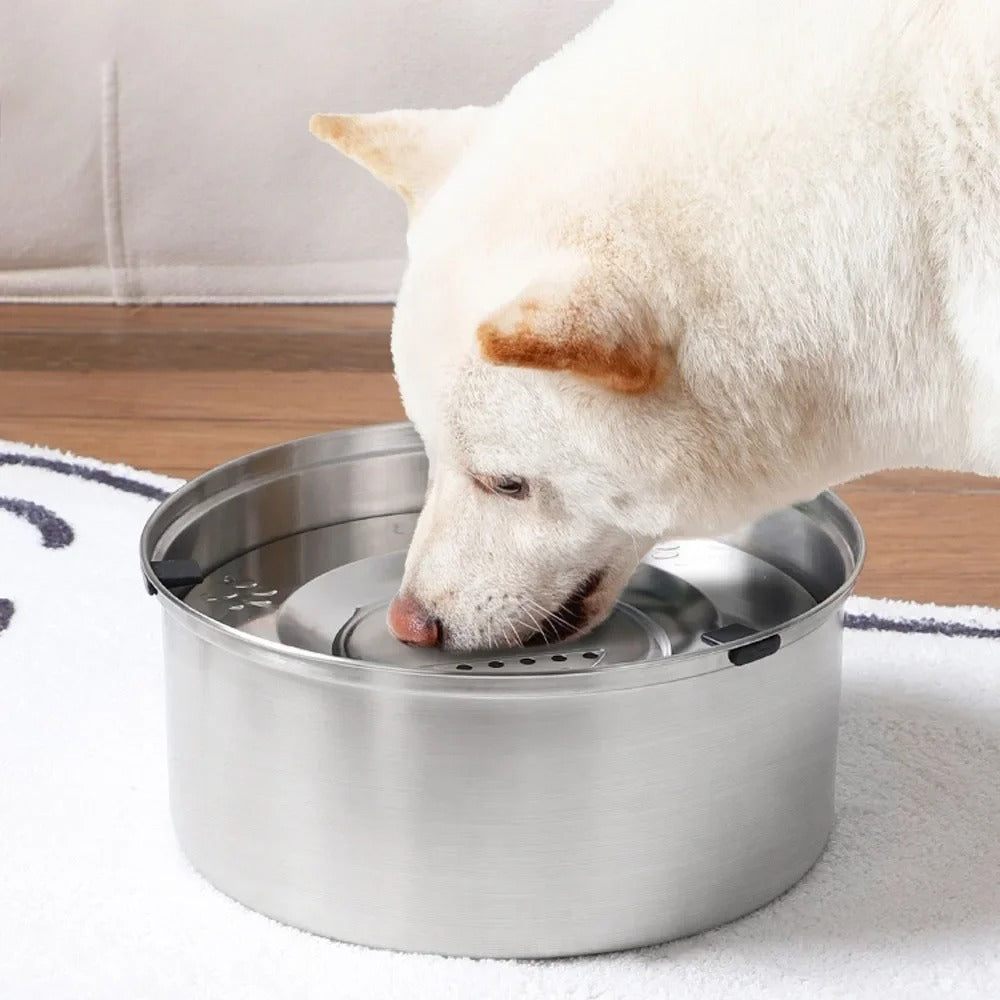 Stainless Steel Antidrip Water Bowl